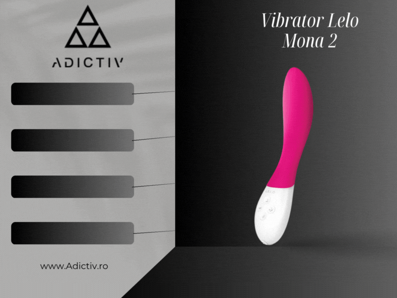 Vibrator Lelo Mona 2 pentru Stimularea Punctului G si Clitoris, Fucsia – Putere si Eleganta [2]
