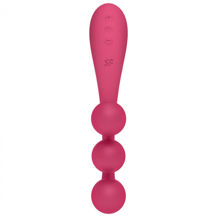 Vibrator Multifunctional Satisfyer Tri Ball 1 – Stimuleaza Punctul G, Clitorisul si Anusul Simultan, 50 Moduri Vibratie, Silicon Premium [3]