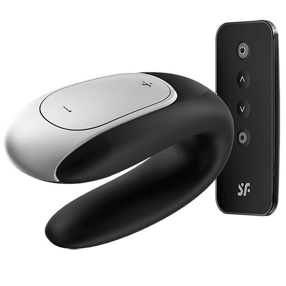 Vibrator pentru Cupluri Satisfyer Double Fun cu Control de la Distanta si Aplicatie [3]