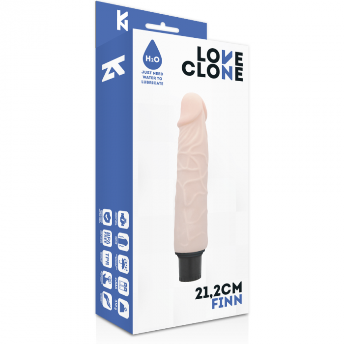 Vibrator Realist Loveclone Finn Self Autolubrifiant 21 cm [5]