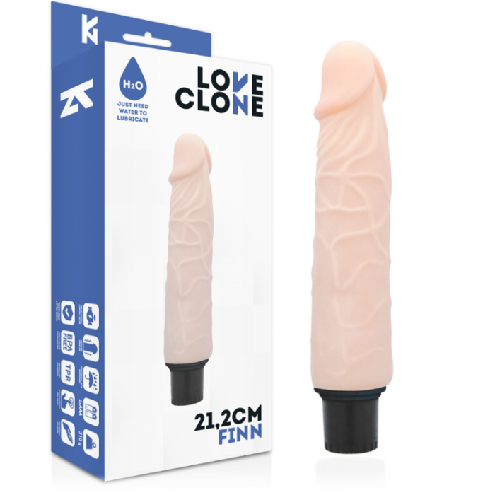Vibrator Realist Loveclone Finn Self Autolubrifiant 21 cm [3]