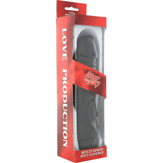 Vibrator Realist Seven Creations Love Production Negru, 22 cm – Penetrare Confortabila si Intensa [3]