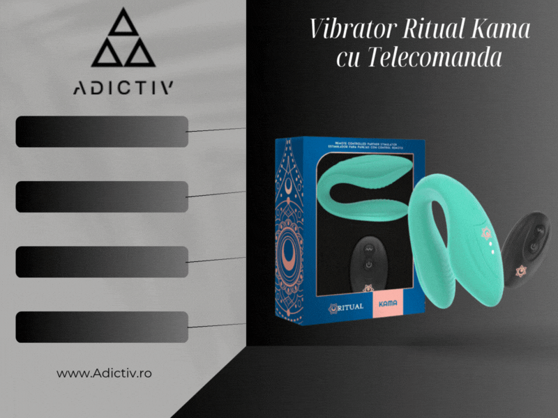 Vibrator Ritual Kama cu Telecomanda, Silicon Hipoalergenic, 10 Moduri de Vibratie, Reîncarcabil [2]