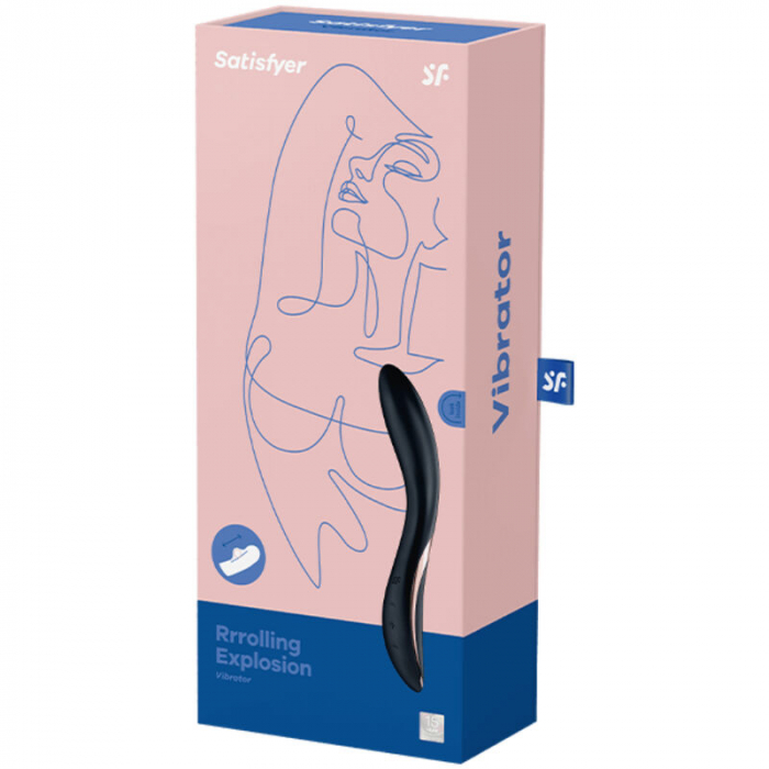 Vibrator Satisfyer Rrrolling Explosion pentru Stimularea Punctului G cu Vibratii si Bile Mobile [6]