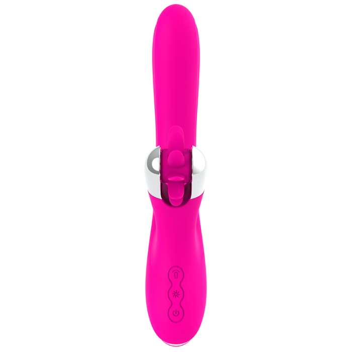 Vibrator și Rotator Diversia Bunny Vibrating - 7 Moduri Vibratii, Stimulare Clitoris, USB, 24 cm [7]