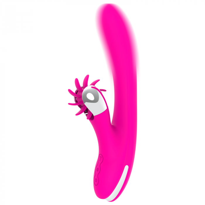 Vibrator și Rotator Diversia Bunny Vibrating - 7 Moduri Vibratii, Stimulare Clitoris, USB, 24 cm [3]