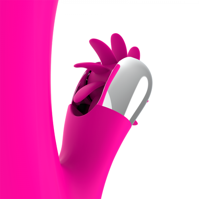 Vibrator și Rotator Diversia Bunny Vibrating - 7 Moduri Vibratii, Stimulare Clitoris, USB, 24 cm [8]