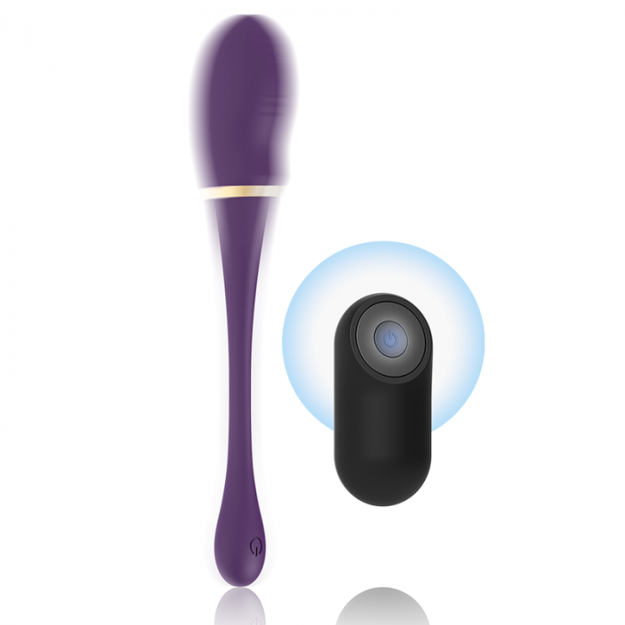 Vibrator Treasure Dual Inteligent cu 10 Moduri Vibratie, Dubla Penetrare Hands-Free si Control de la Distanta, Silentios, Reincarcabil [8]