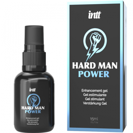 Stimularea erectiei - Gel stimulant Hard Man Power, pentru placere masculina intensificata, utilizare intima, 15 ml, formula avansata Intt