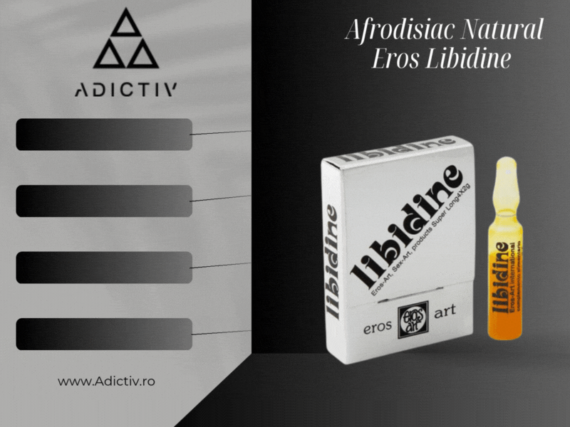 Afrodisiac Natural Eros Libidine – 4 Fiole x 2 ml pentru Cresterea Libidoului si Energie Sexuala [1]