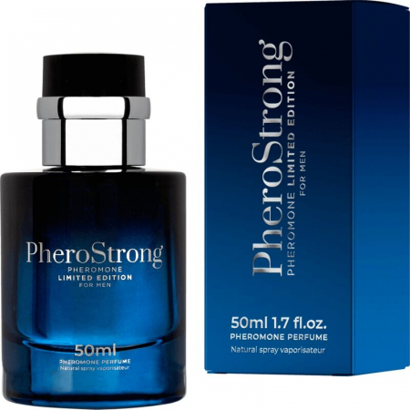 Parfumuri cu feromoni - Apa de toaleta cu feromoni PheroStrong Limited pentru barbati, aroma seducatoare oriental-lemnoasa, 50 ml