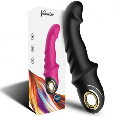 Vibratoare realiste - Vibrator Armony de Lux pentru Placere Intensa si Personalizata, Negru