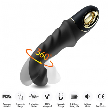 Vibrator Armony de Lux pentru Placere Intensa si Personalizata, Negru [4]