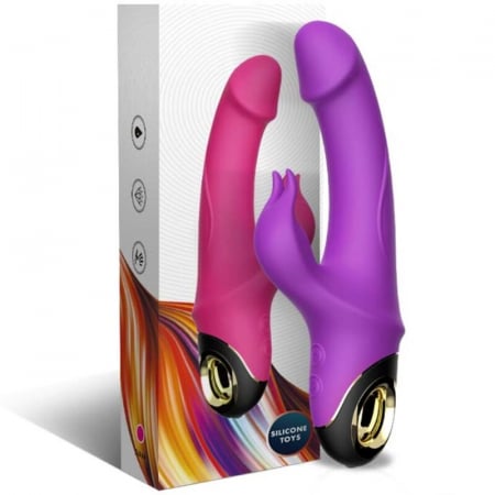 Vibratoare iepuras (rabbit) - Vibrator Iepuras Armony Ergonomic pentru Placere Intensa si Personalizata, Mov
