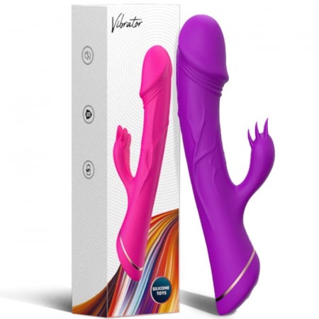 Vibratoare iepuras (rabbit) - Vibrator Armony Iepuras Premium cu 2 Motoare pentru Stimulare Intensa si Personalizata
