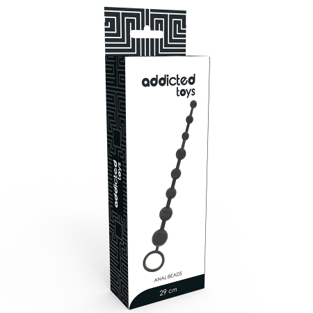 Bile anale din TPR moale si matasos, 29 cm, cu 8 bile, pentru începatori si avansati, Addicted Toys [5]