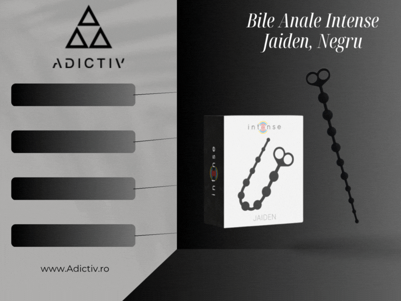 Bile Anale Intense Jaiden Silicon Negru [1]