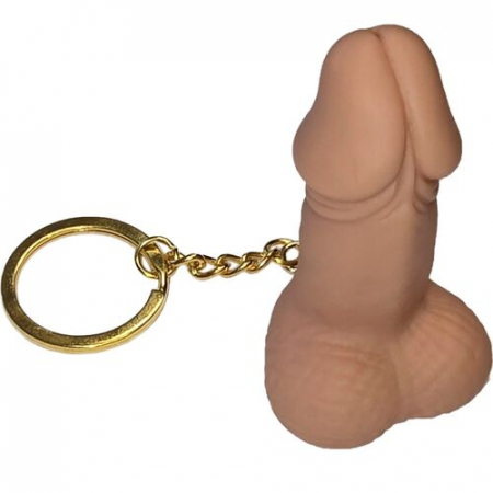 Accesorii sexuale - Obiecte decorative erotice - Breloc in forma de penis, cu lantisor auriu, Diablo Picante