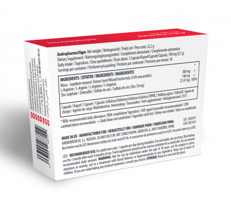 Capsule Andropharma Vigor pentru Cresterea Libido-ului Masculin si Îmbunatatirea Erectiilor - 30 Pastile [2]