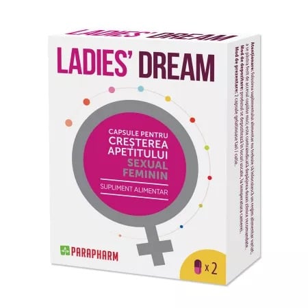 Cresterea libidoului - Capsule Parapharm Ladies' Dream pentru Cresterea Libidoului 2 capsule