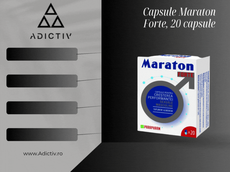 Capsule Maraton Forte pentru Cresterea Potentei Sexuale Masculine 20 capsule [1]