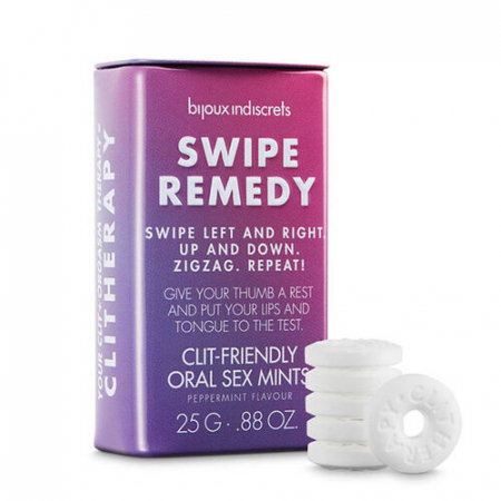 Caramele pentru sex oral SWIPE REMEDY, aroma de menta, efect racoritor si fresh [1]
