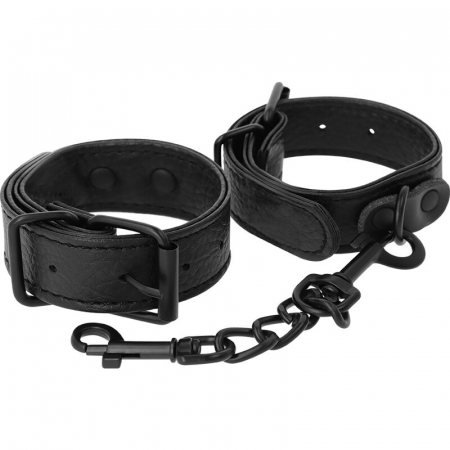Catuse - Catuse Darkness Bondage Negre cu Interior Moale - Confort si Siguranta pentru Jocurile BDSM
