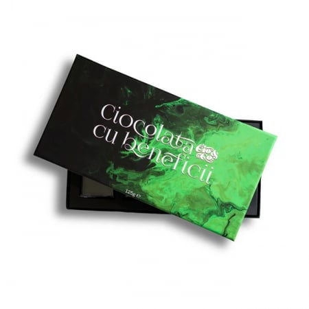 Afrodisiace - Ciocolata cu Beneficii "Intense Party" - Dulce cu lapte, cutie 8 bucati