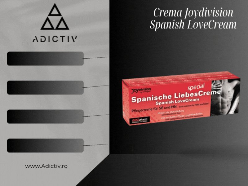Crema Joydivision Spanish LoveCream Unisex 40 ml – Stimulare si Revitalizare Intima pentru El si Ea [1]