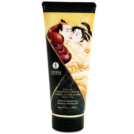 Masaj erotic - Crema de Masaj Shunga cu Aroma de Migdale Dulci, 200 ml, Hidrateaza si Catifeleaza Pielea