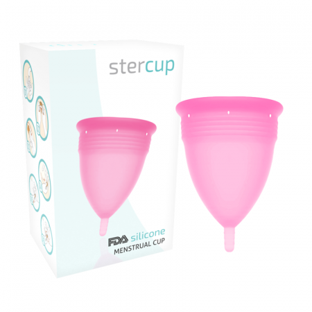 Cupa Menstruala Stercup Talia L, 100% Silicon FDA, 12 Ore Utilizare, Roz, Confortabila și Ecologica [2]