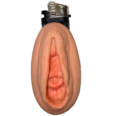 Accesorii sexuale - Obiecte decorative erotice - Bricheta in forma de vagin Diablo Picante reincarcabila, design realist