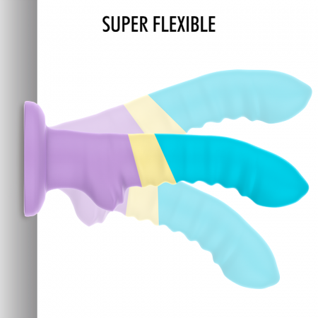 Dildo MYTHOLOGY Colby Pastel M – Design Realist, Silicon Premium, Ventuza Puternica, 17 cm [4]