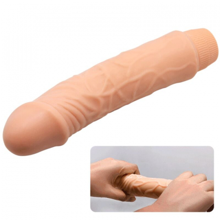 Dildo Baile Vibrator din PVC, Realist si Texturat, cu Vibratii Multivelocitate [3]