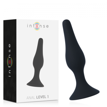 Dop Anal Intense Anal Level 1 Silicon Negru 10.5 cm [2]