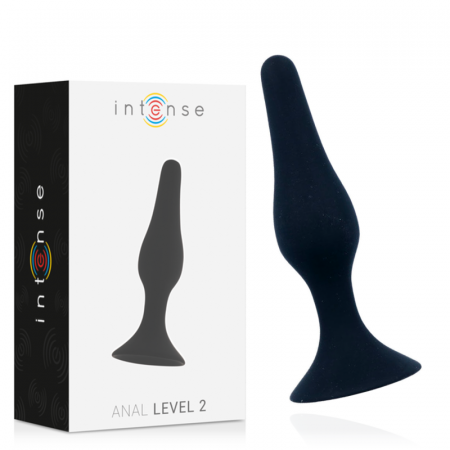 Dop Anal Intense Anal Level 2 Silicon Negru 11.5 cm [2]