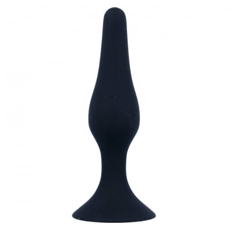 Jucarii sexuale - Dop Anal Intense Anal Level 2 Silicon Negru 11.5 cm