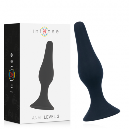 Dop Anal Intense Anal Level 3 Silicon Negru 12.5 cm [2]