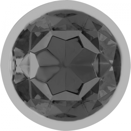 Dop Anal Intense cu Bijuterie Diamant, Metal Body-Safe, Negru, 7 cm, Marime S – Placere Glamuroasa si Eleganta [3]