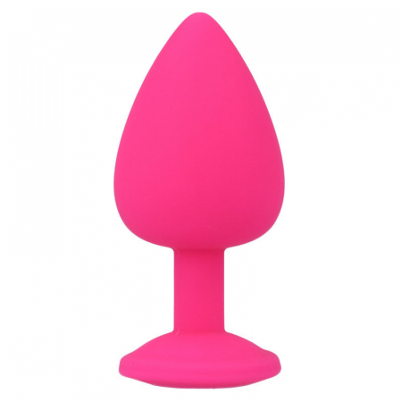Dop Anal Intense Shelki Marime L Silicon Fucsia 9.2 cm [3]