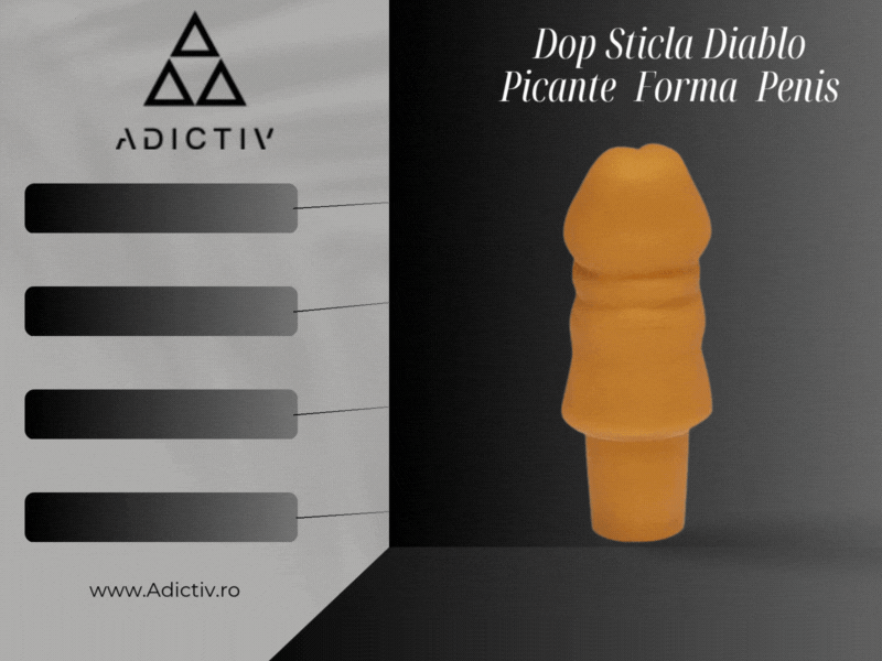 Dop sticla in forma de penis Diablo Picante, compatibil cu sticle de vin, prosecco, sampanie, bauturi spirtoase [1]