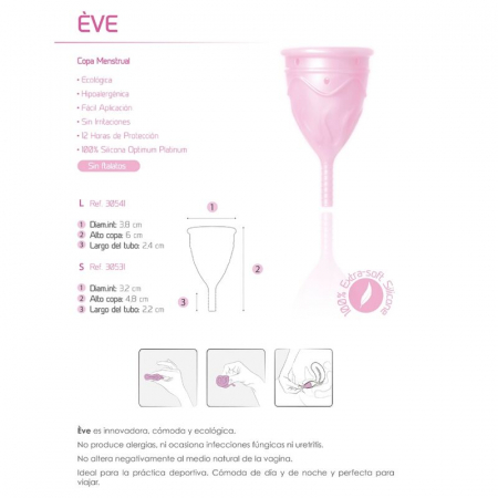 Eve Cup Femintimate – Cupa Menstruala Inovatoare, Confortabila si Ecologica, Talia S [6]