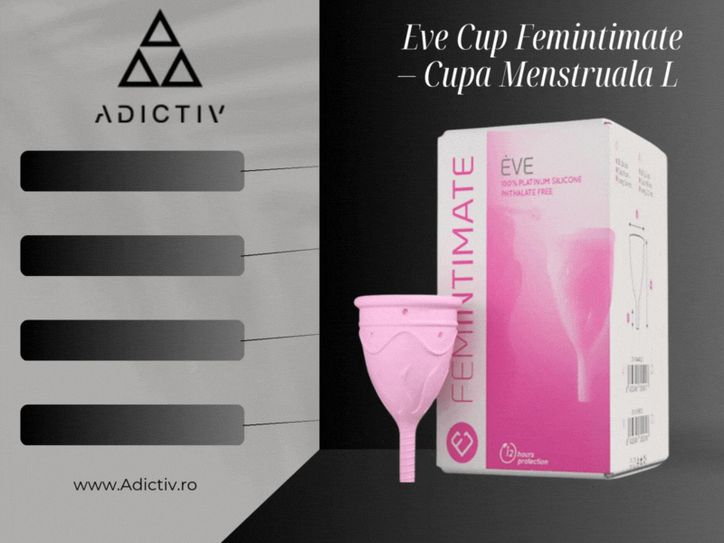 Eve Cup Femintimate – Cupa Menstruala L (Capacitate Mare) pentru Confort si Protectie [1]