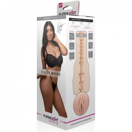 Masturbator Fleshlight Violet Myers - Inspirata de waifu-ul hentai din viata reala [9]