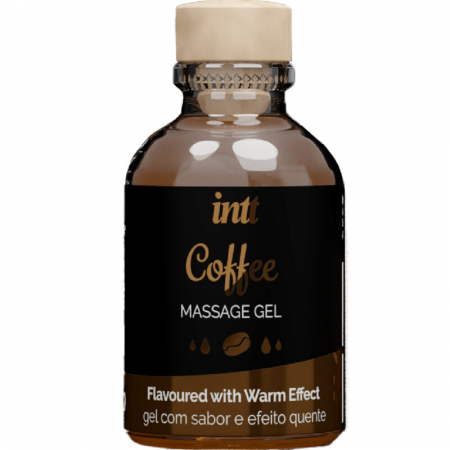 Cresterea libidoului - Gel de masaj Coffee by INTT, cu aroma intensa de cafea si efect de incalzire, 30 ml