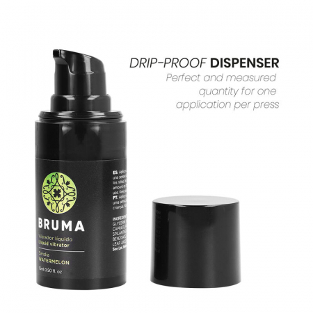 Gel Vibrator Lichid Bruma pentru Stimulare si Excitare, Aroma Pepene, 15 ml [5]
