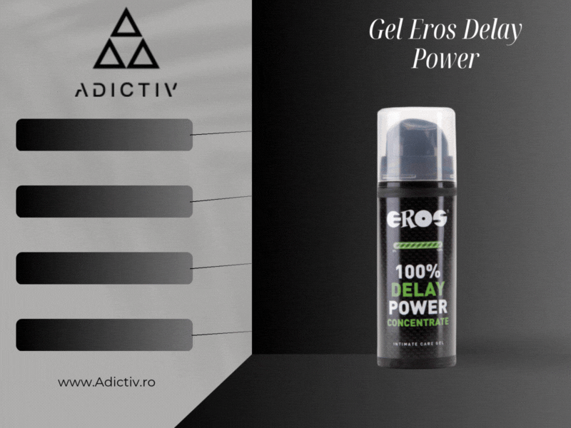 Gel Eros Delay Power Concentrate pentru Intarzierea Ejacularii si Control Sporit, 30 ml [1]