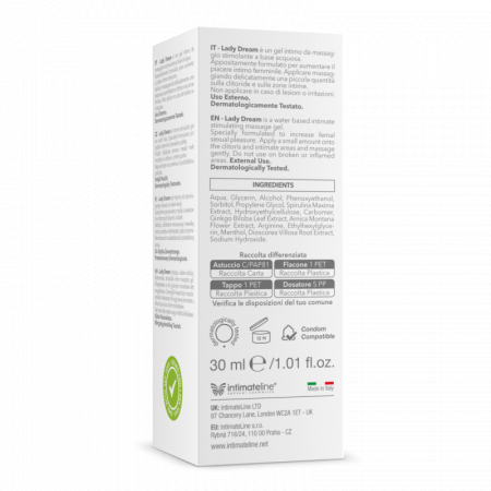 Gel Intimateline Lady Dream, 30 ml, pentru Stimulare Clitoris cu Efect Racoritor si Intensificarea Orgasmelor [4]