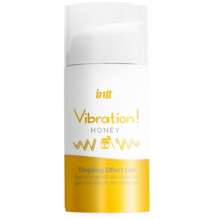 Gel Intt Vibration! Honey, cu Efect Vibrator, Aroma de Miere, 15 ml, Stimulator Unisex [2]