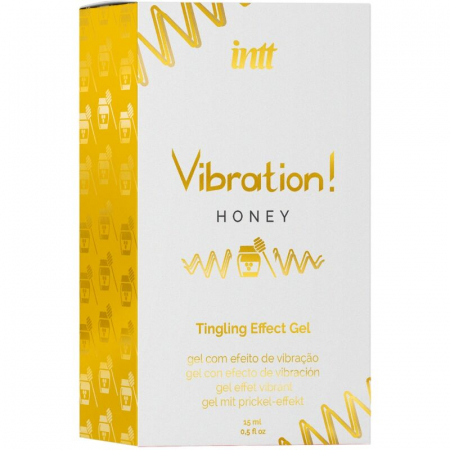 Gel Intt Vibration! Honey, cu Efect Vibrator, Aroma de Miere, 15 ml, Stimulator Unisex [3]